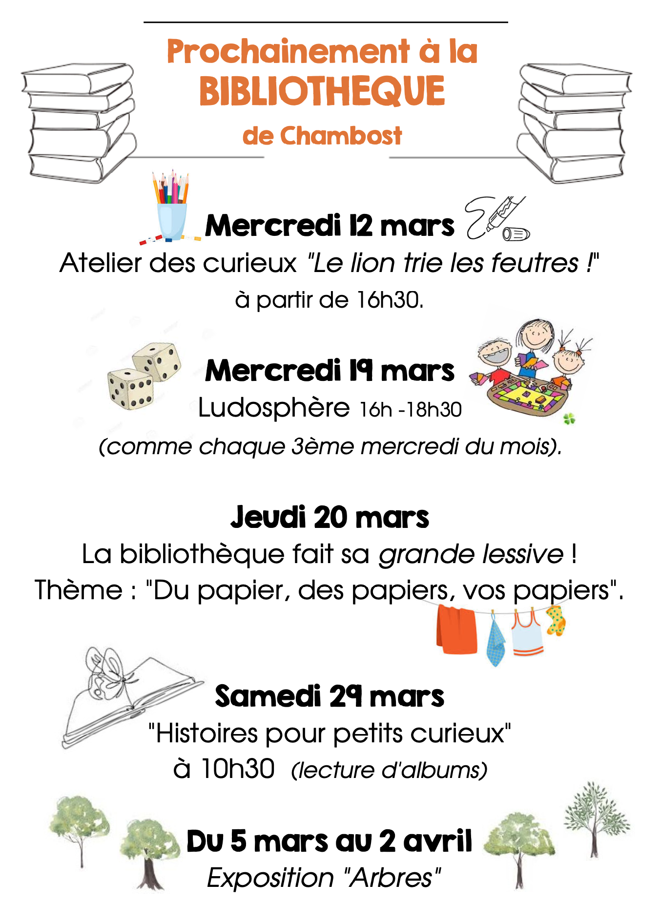animations mars bibliotheque
