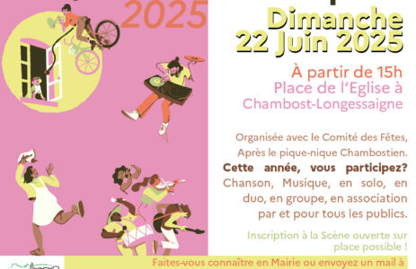 appel fête de la musique