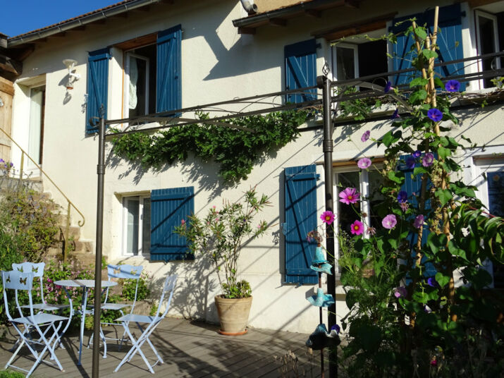 chambre dhotes couleur bleue