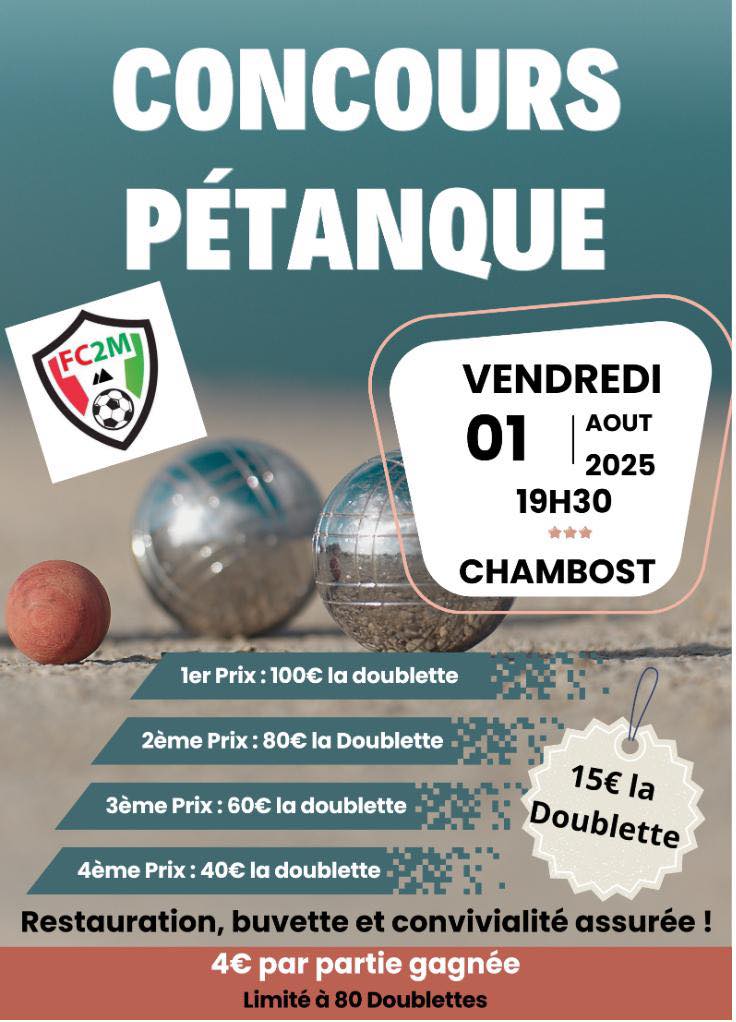 concours petanque fc2m 2025