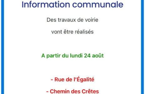 travaux de voirie