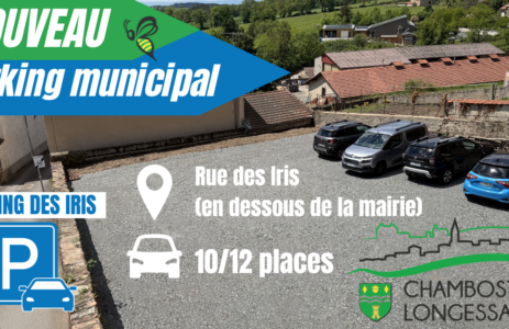nouveau parking rue des Iris