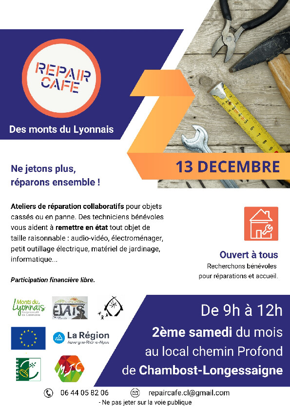 repair cafe decembre 2025