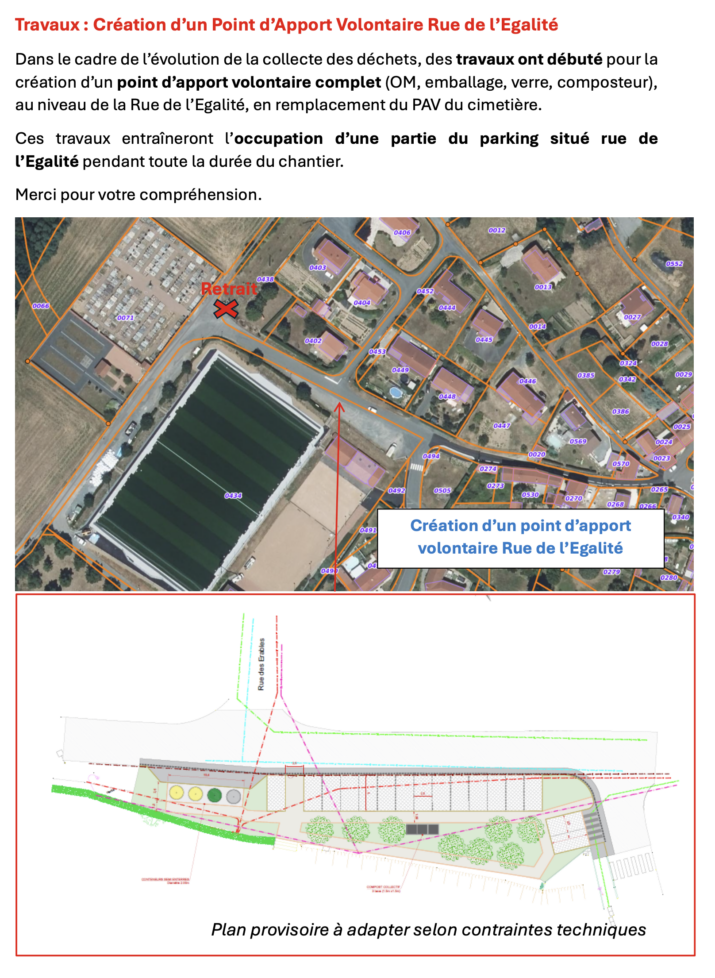 travaux pav